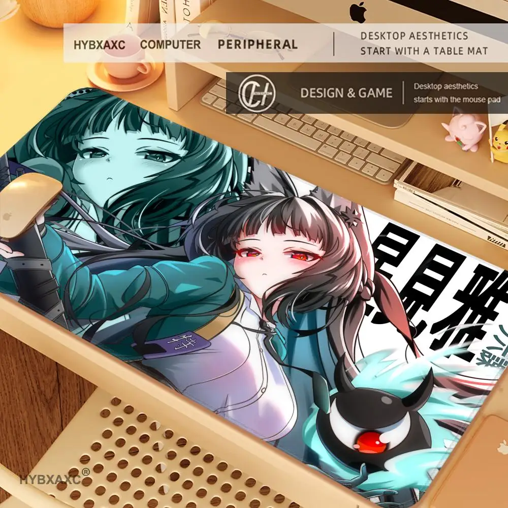 

HYBXAXC Zenless Zone Zero Miyabi Hoshimi Desktop electronic sports HD printing Lockedge Computer XXL gaming accessories MousePad