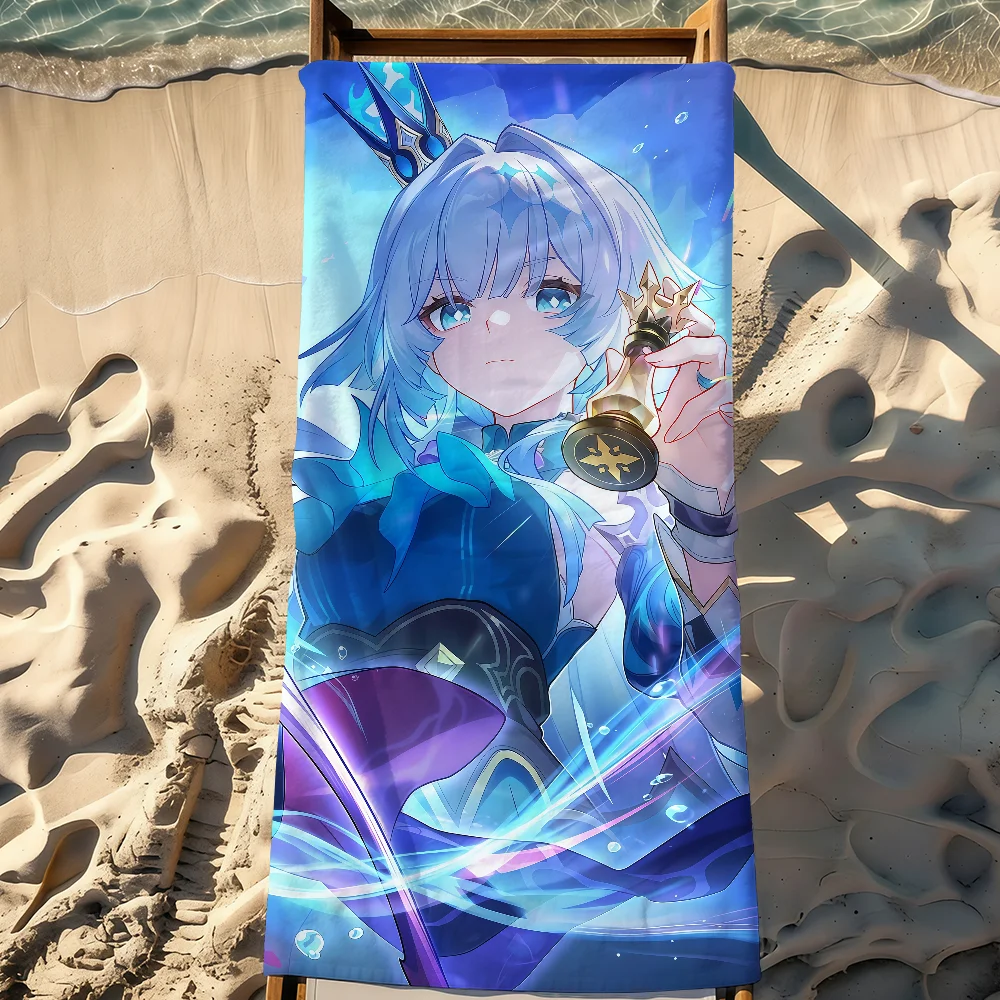 Game Honkai Star Rail Cerydra Towel Sports Quick Dry Travel Camping Gear Sandproof Soft Light Large Beach Towel