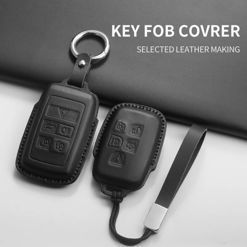 Custom-fit Key Fob Cover for All Jaguar Models Compatible with Jaguar XFL, XEL, XF, XE, XJ, F‑PACE, E‑PACE, I‑PACE, F‑TYPE - view 2