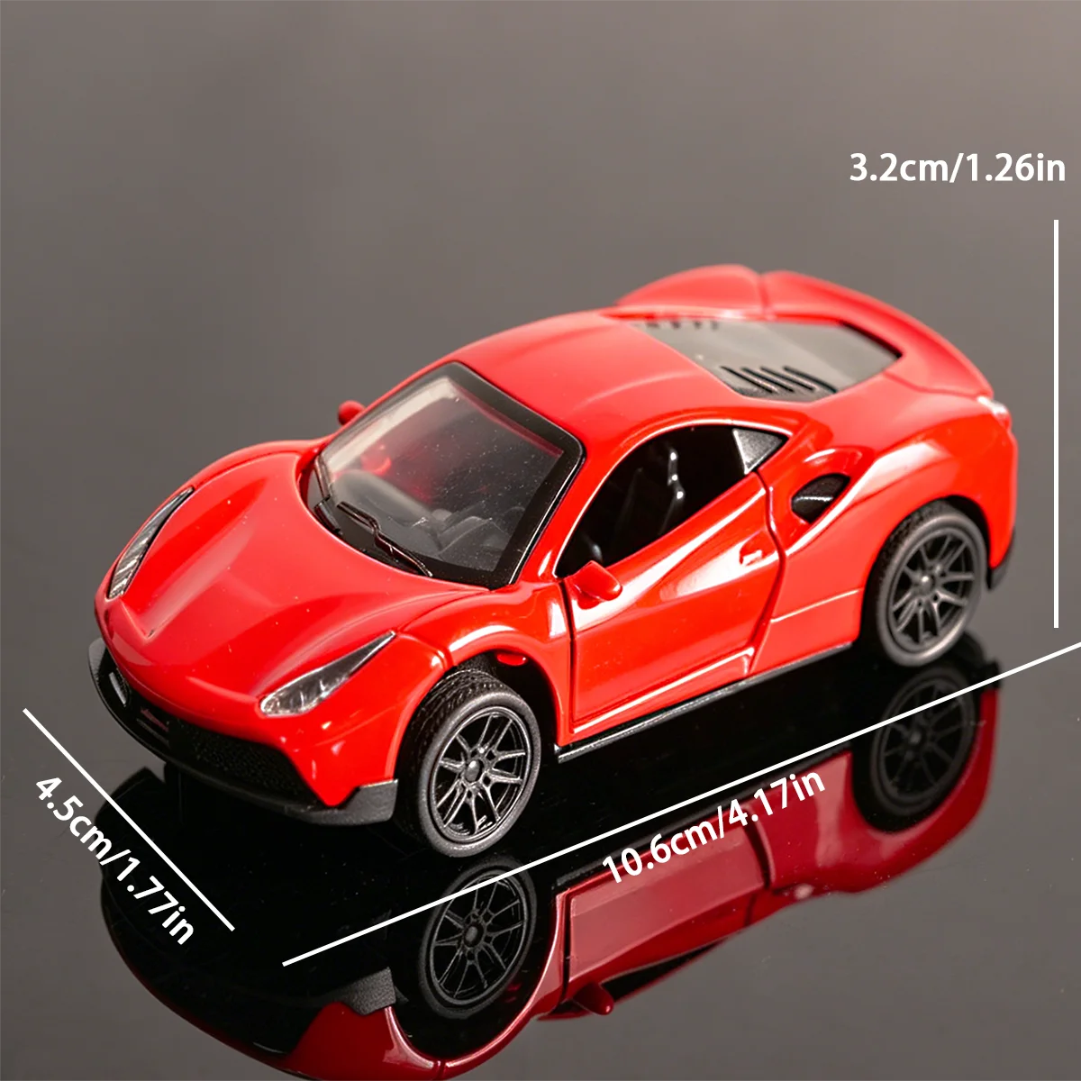 1:32 레드 488 GTB 다이캐스트 스포츠카, 합금 - Kids Toys Cars 리뷰 및 가격