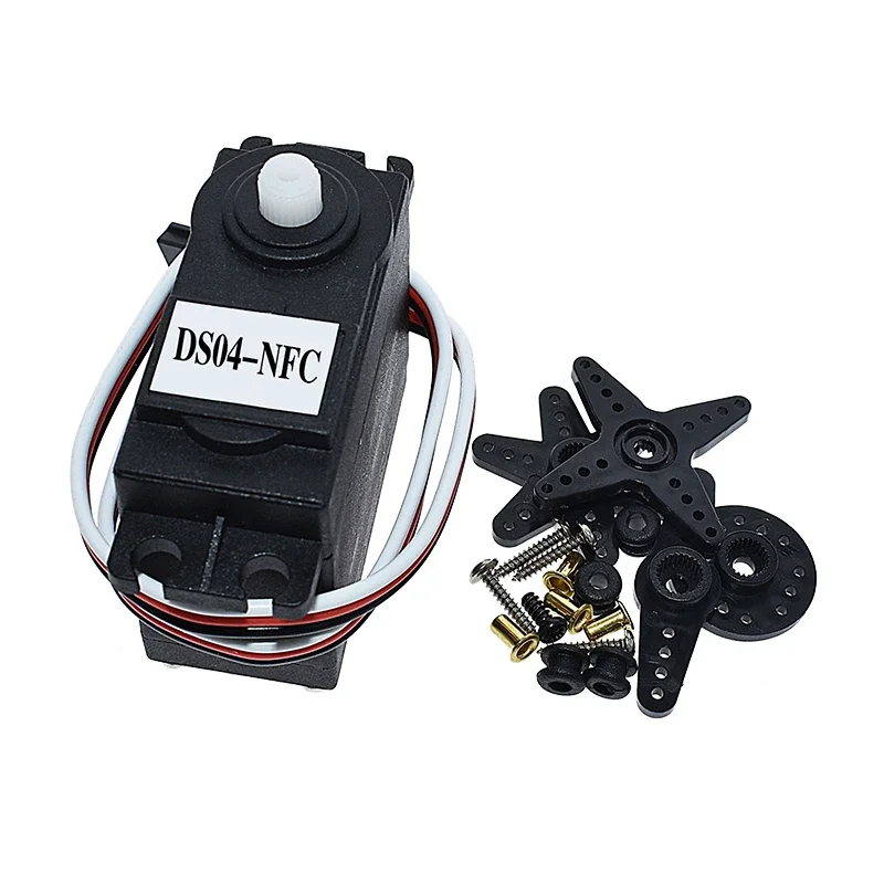 DS04-NFC Servo 360 degrés Rotation continue Servos moteur à engrenages cc voiture intelligente Robot Torsion 5.5 kg/cm DC 4.8 V-6 V bricolage électronique