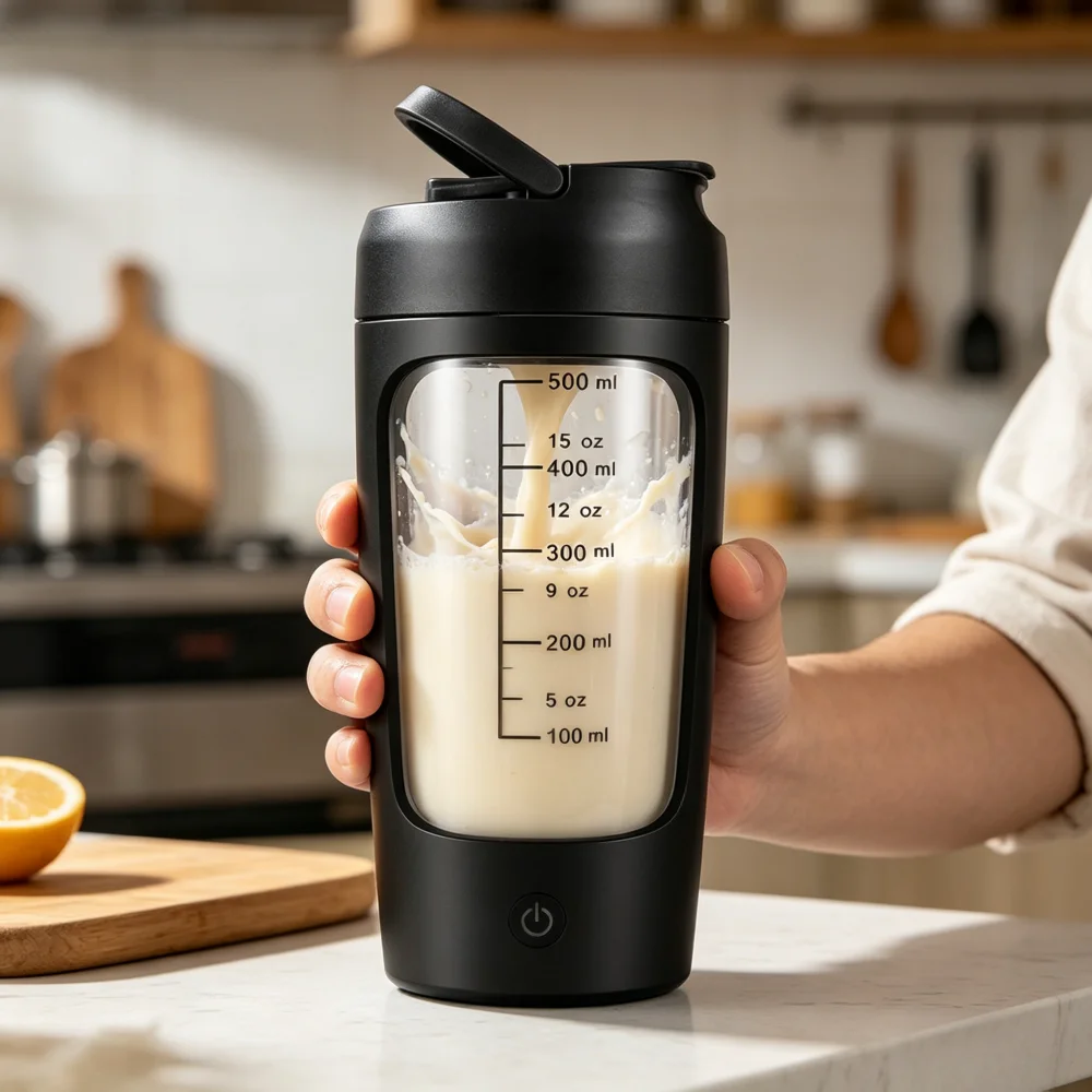 Electric Shaker Cup, USB Charging Type, Fully Automatic Stirring, Sports Portable Milkshake Protein Powder Shaker Cup,