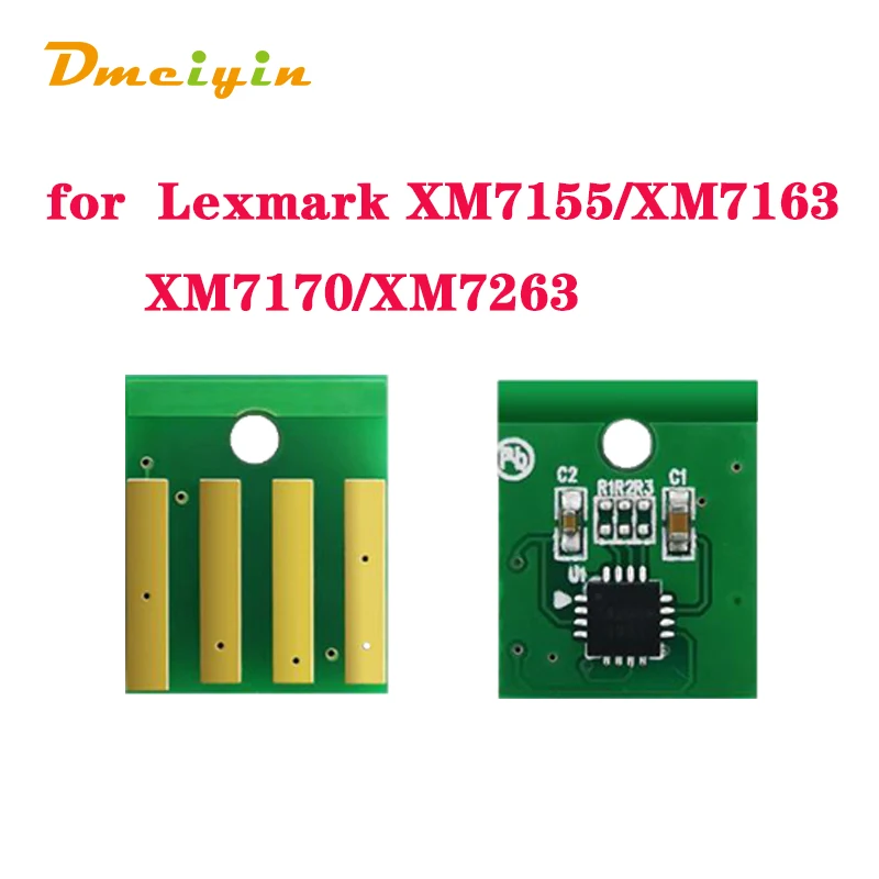 35K Pages WW Version 24B6020 Toner Chip for Lexmark XM7155/XM7163/XM7170/XM7263