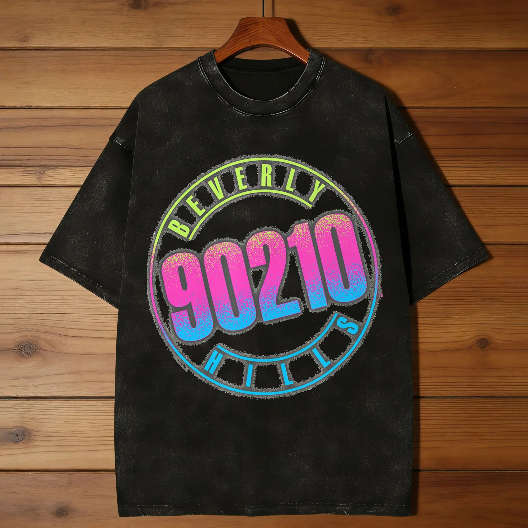 Beverly Hills 90210 T-Shirts for Men  Vintage 100% Cotton Tee Shirt Round Neck Short Sleeve T Shirts Gift Idea Clothes