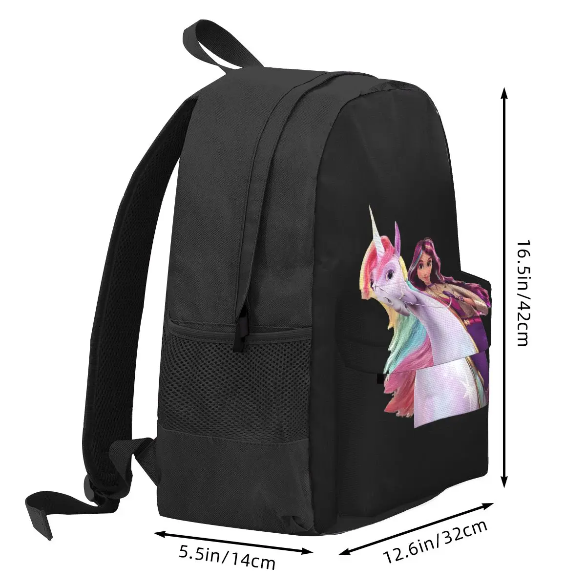 Unicorn Academy Sophia Wildstar Backpack Student BookBag Children School Bag Computer Shoulder Bags for Men Women