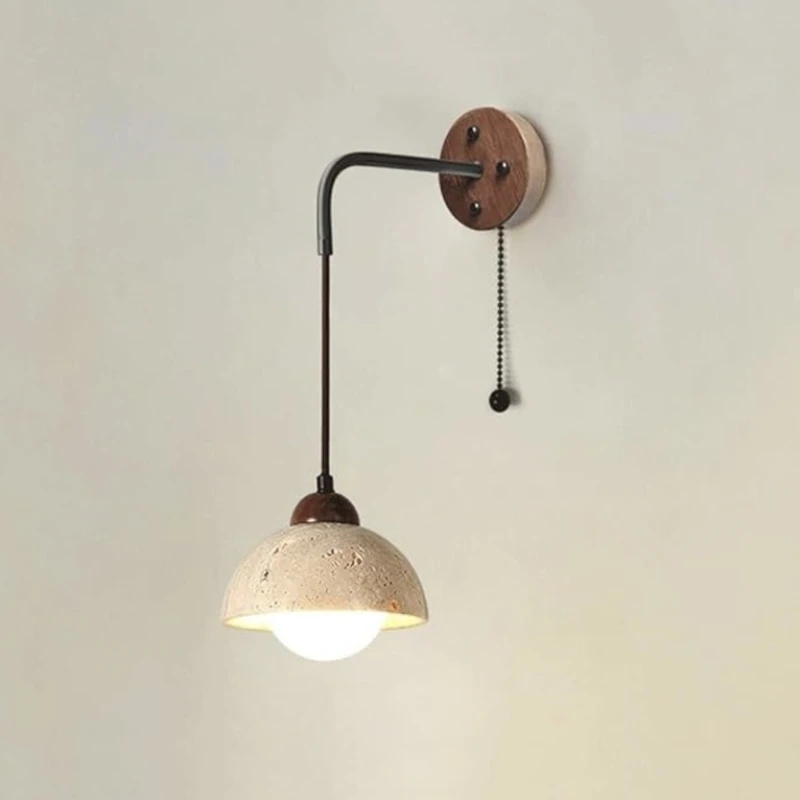 

Stone wall lamp Modern entrance Living room background wall lamp Bedroom bedside lamp