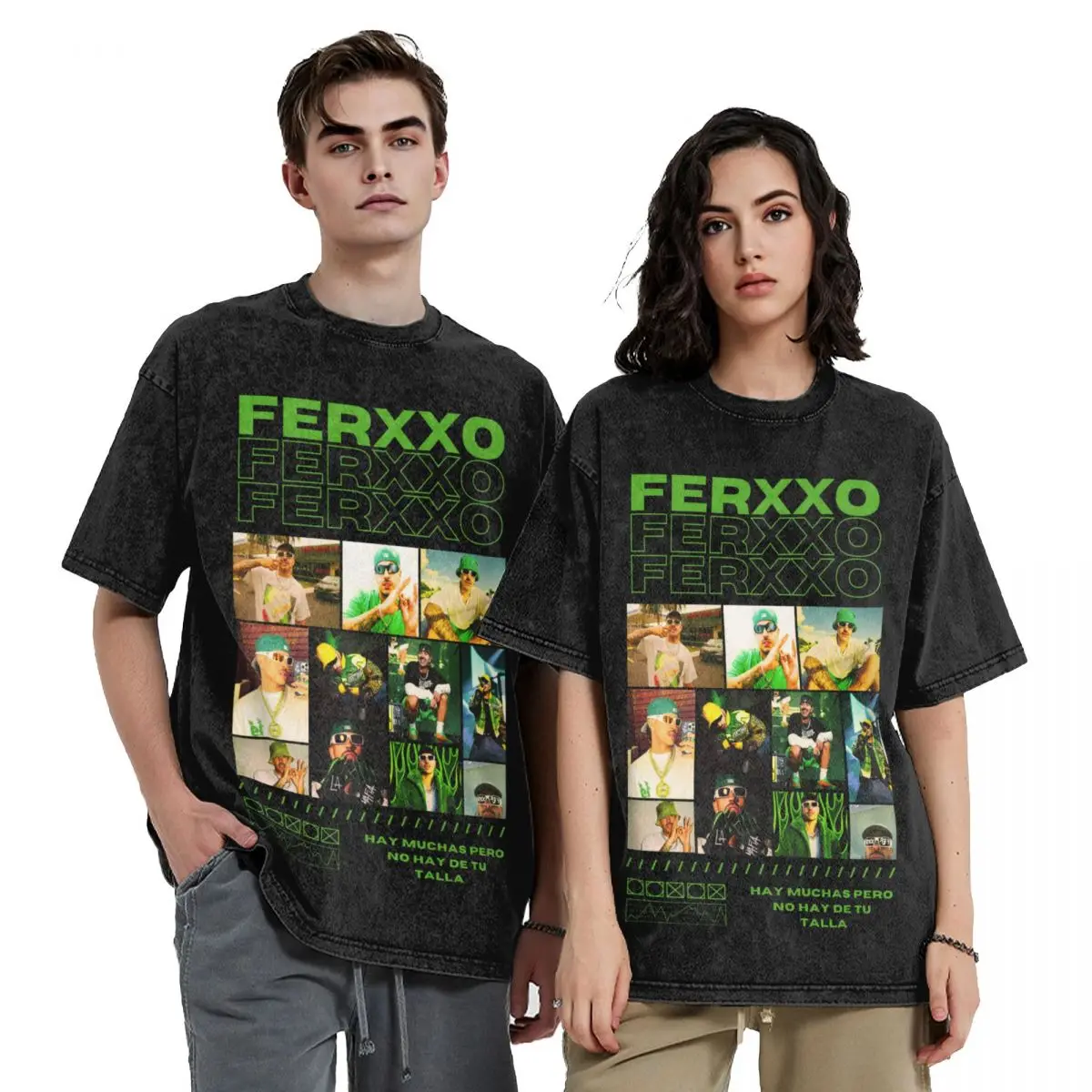 Vintage Ferxxo Nitro Big Face FERXXOCALIPSIS Tour 2024 T Shirts Outfit Tee Shirt Men Women Harajuku T-shirt Clothing