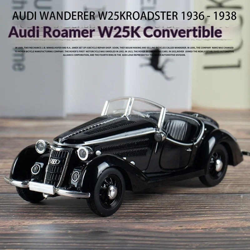 1:32 modelo de veículo super clássico puxar para trás carro de brinquedo coleção educacional porta aberta modelo de carro presente carro para audi