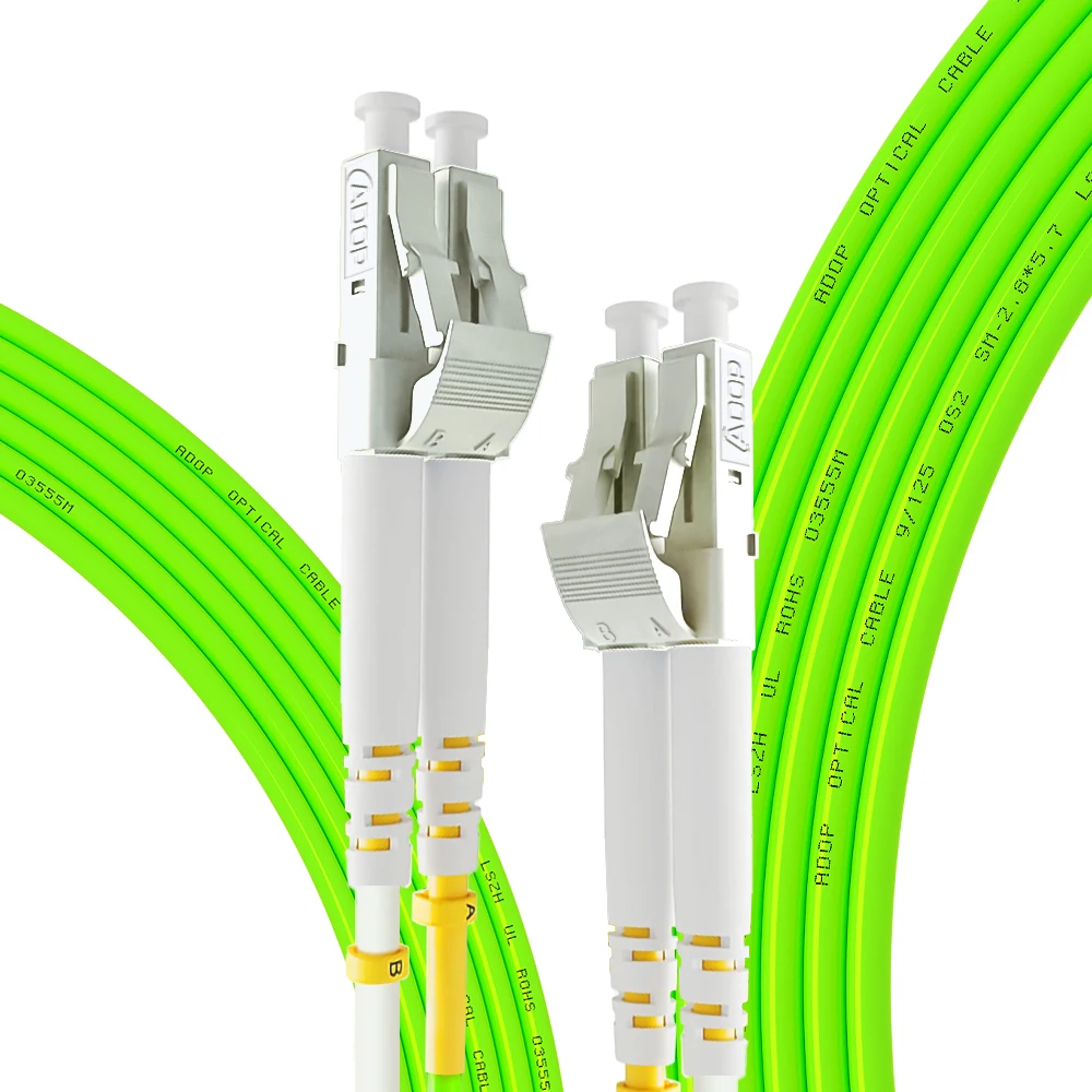 ADOP OM5 Fiber Optic Cords, LC to LC Fiber Patch Cable, 1-300 Mete 40Gb/100GB Multimode Jumper Duplex 50/125um LSZH