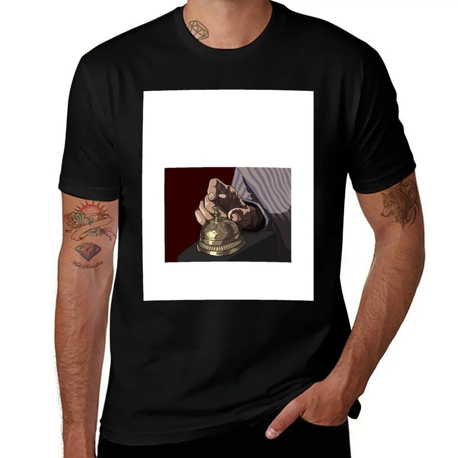 “Ding, Ding” T-Shirt Worker Basic Short Sleeve Tee T-Shirt