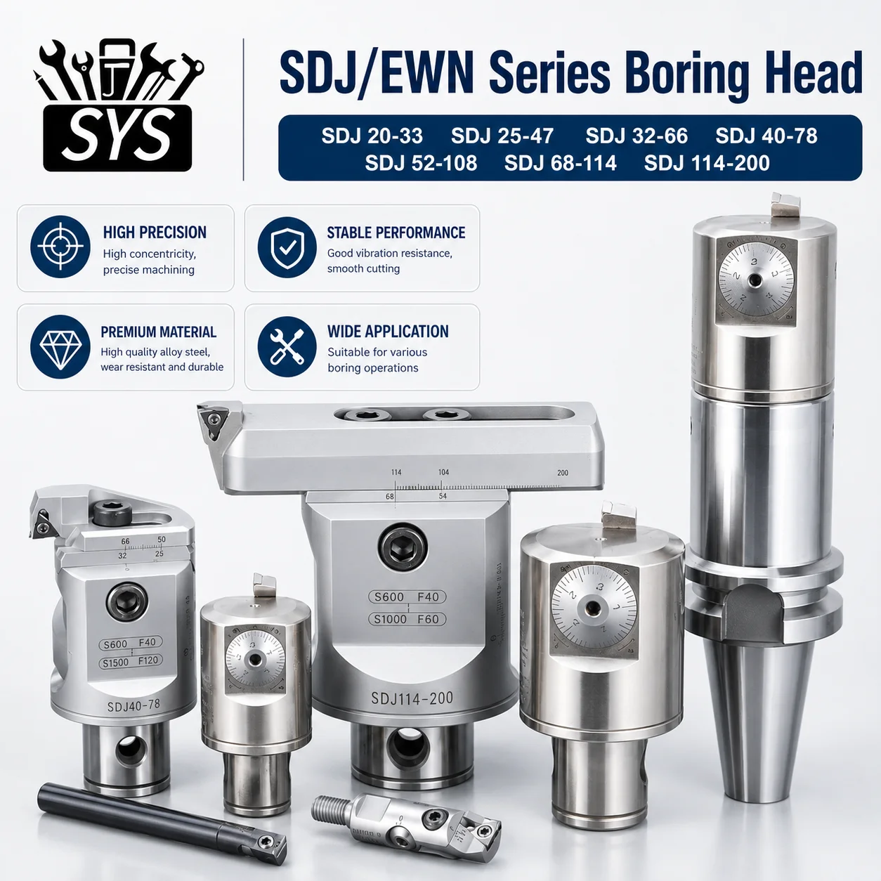 RBH EWN New SDJ Fine Boring Head SDJ08 SDJ10 SDJ12 SDJ14 SDJ16 TPGT0902 Plugin Pairing Adjustable Boring Head Bore LBK1 LBK CKB