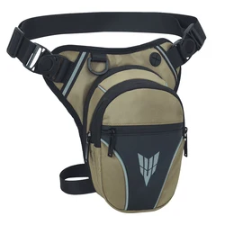 Men Motorcycle Leg Side Bag Waterproof Rider Bum Drop Thigh Bag Multifunctional Motorcycle Hip Waist Bag Outdoor Sports Ride Bag