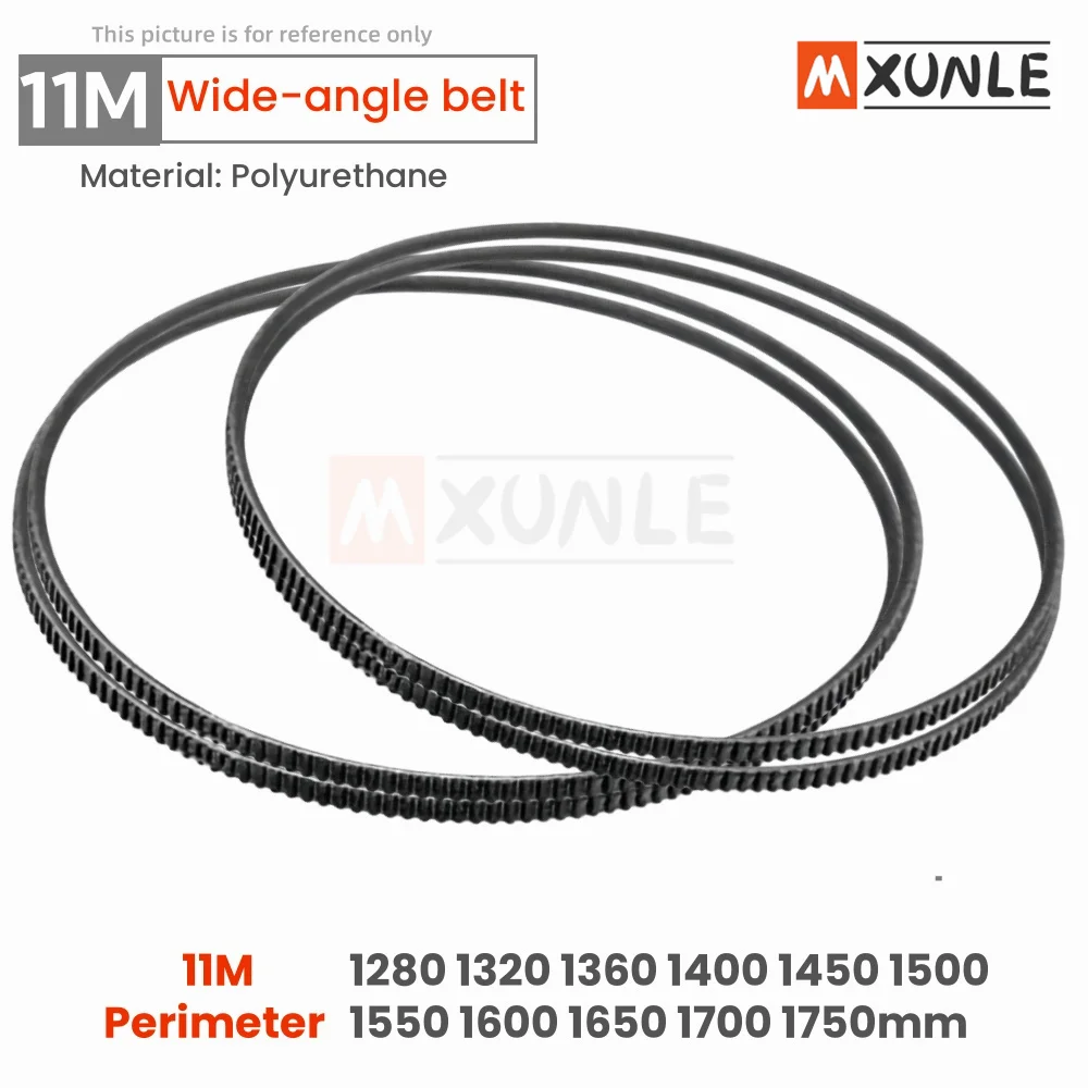 

11M Wide-angle Belt 11M1280 11M1320 11M1360 11M1400 11M1450 11M1500 11M1550 11M1600 11M1650 11M1700 11M1750 Drive triangle Belt