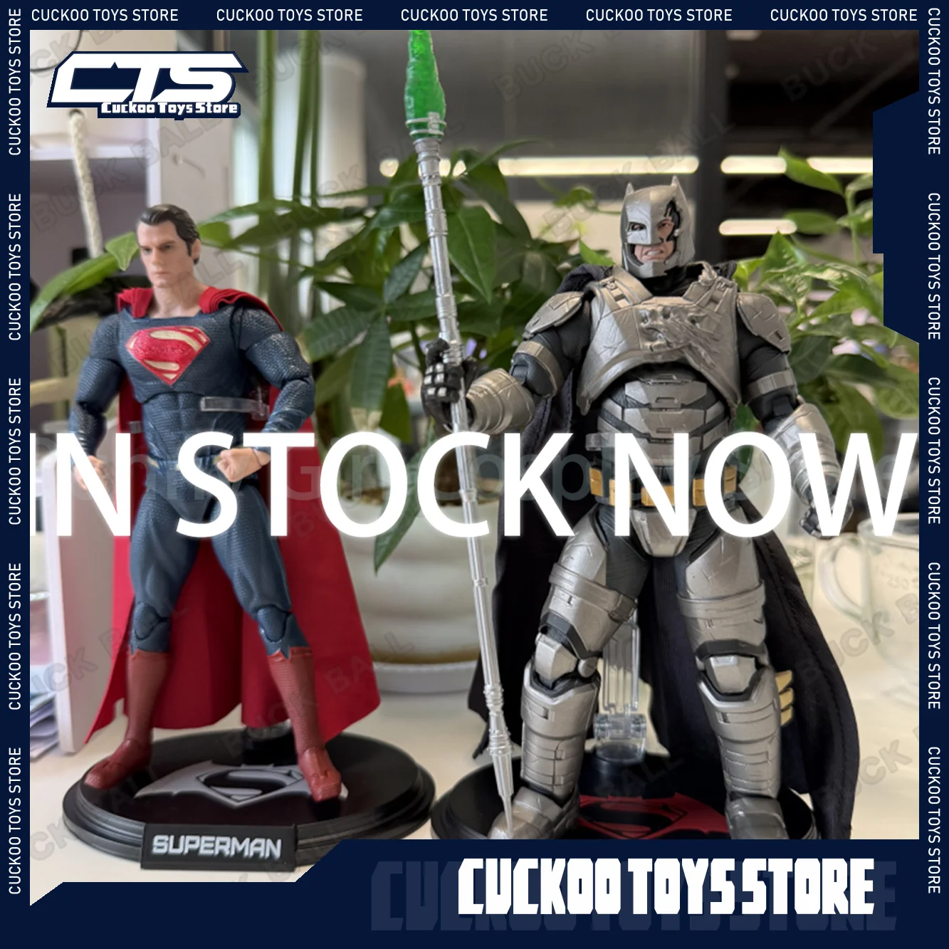 

In Stock Fondjoy Bvs Set Figure Armored Batman Battle Damaged Superman Action Figures 1/9 Batman V Superman：Dawn Of Justice Dc