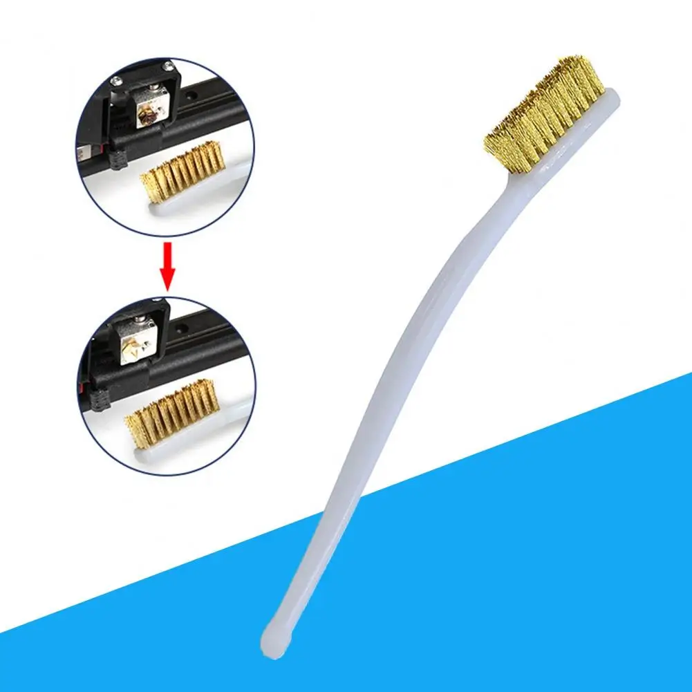 Cleaning Brush Effective Dense Bristles Soft 3D Printer Nozzle Cleaning Brush Tool for Typewriters