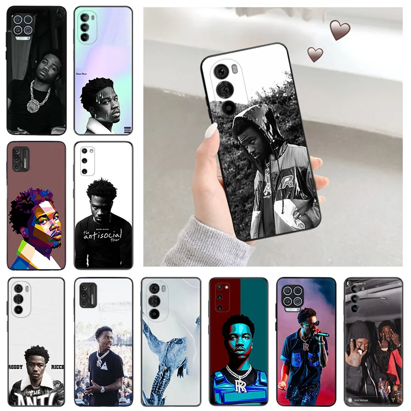 Silicone Soft Phone Case for Motorola G51 G9 G73 G30 G31 G50 4G G51 G60 G71 5G G22 G32 G52 G60s G72 Roddy Ricch Cover