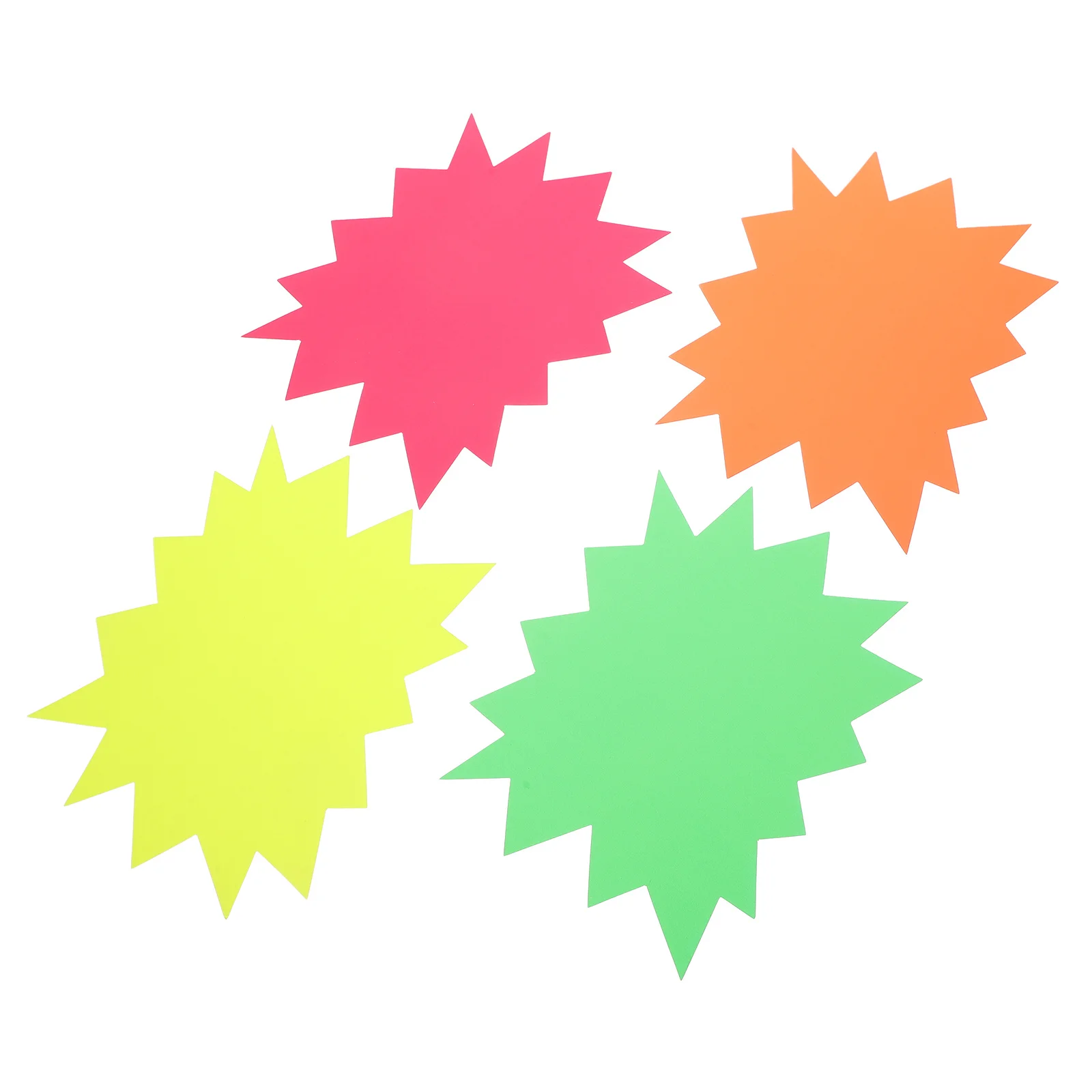 40 قطعة علامات انفجار الفلورسنت الساطعة تسميات الأسعار الفارغة لمتاجر البيع بالتجزئة محلات السوبر ماركت الصيدلانية محلات الملابس عرض البوب بيع