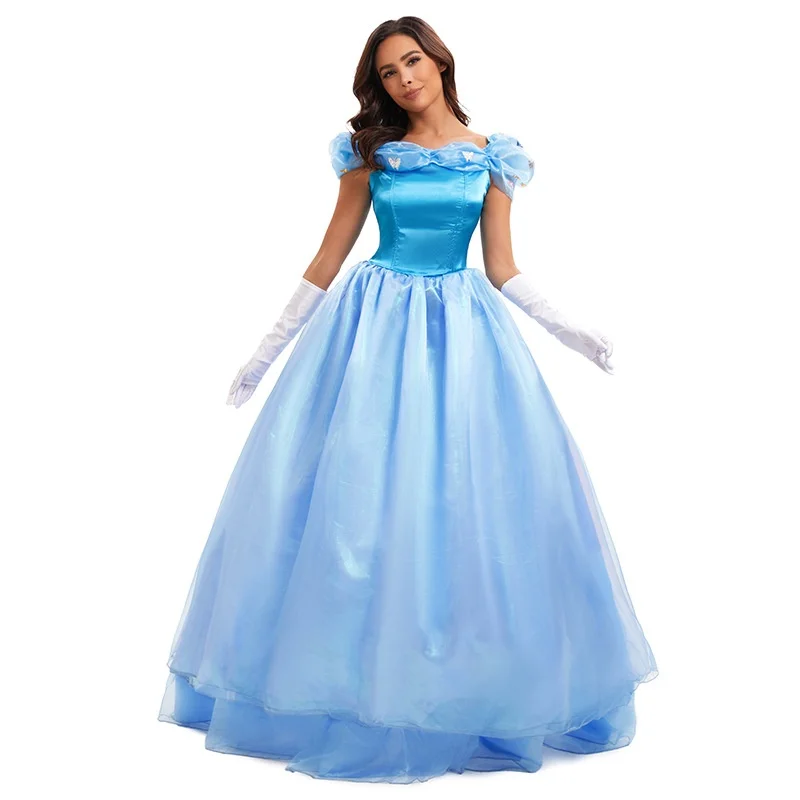 مجموعة أزياء الهالوين سندريلا برينك دكتور فيري تي ملابس أداء المسرح ay Fairy T Princ ملابس نسائية