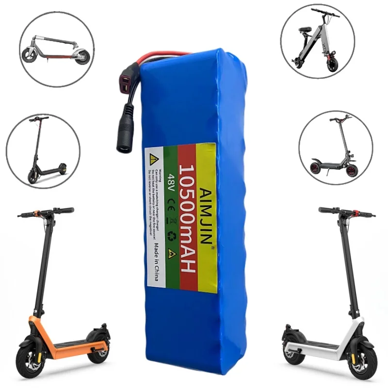 100% Original 48V 10.5Ah 1000w 13S3P 10500mah Lithium Ion Battery 54.6v Lithium Ion Battery Electric Scooter with BMS + Charger image 6