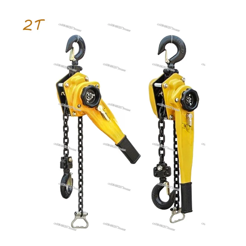 

0.75t/1t/1.5t/2t Pulling Wrench Hoist Manganese Steel Hook Hand Chain Hoist Portable Lever Block Inverted Chain Hoist Tightener