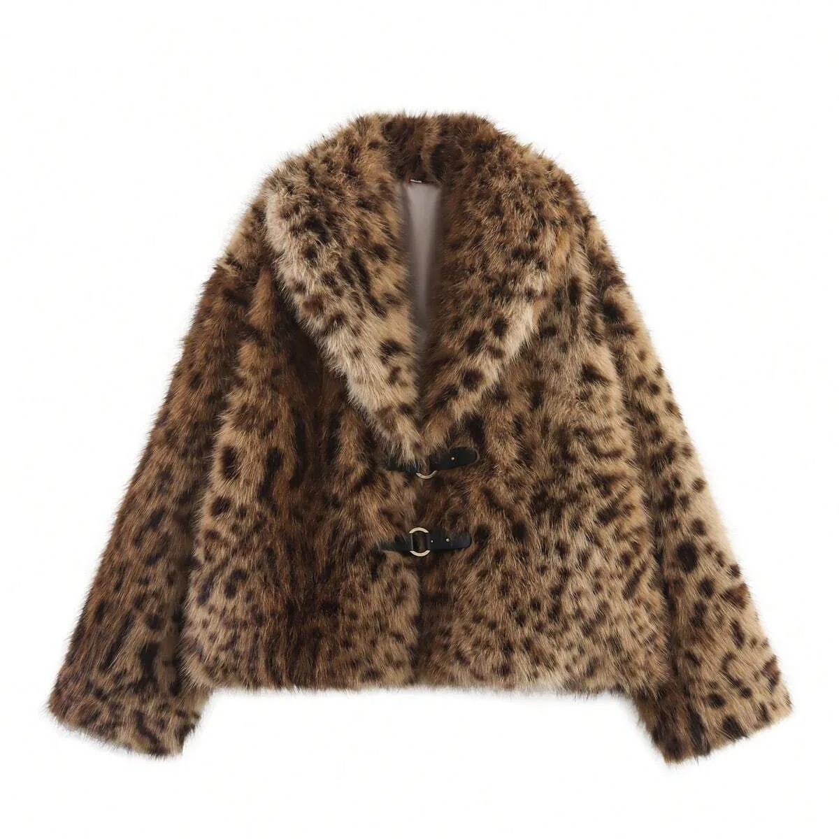 Autumn Winter Lapel Faux Fur Women's Jacket
