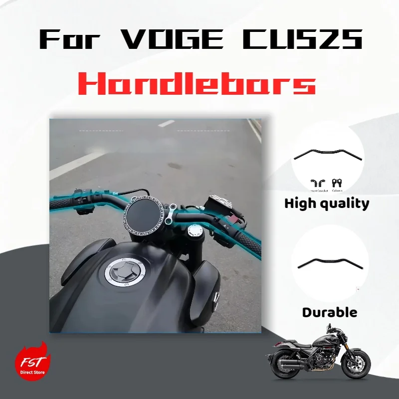 

For VOGE CU525, upgrade to low handlebars, M handlebars, shift handlebars, and comfort accessories.