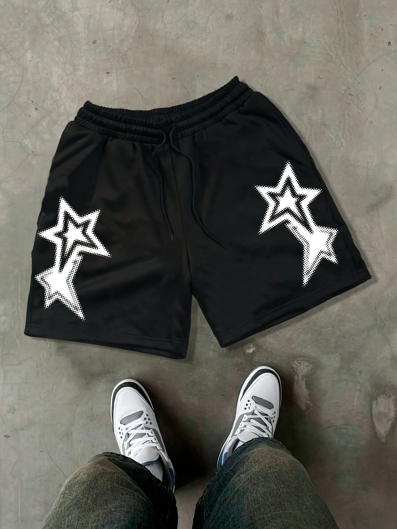 

2026 Spring and Autumn New Men's Children's Shorts Fashion Printed Shorts Loose and Comfortable Casual Sports Pentagram Pants