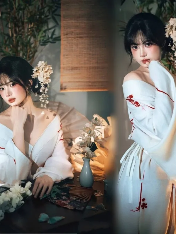 

Японский стиль: халат для фотосессий, костюм для девочек-подростков, модная традиционная этническая женская одежда из полиэфирного волокна