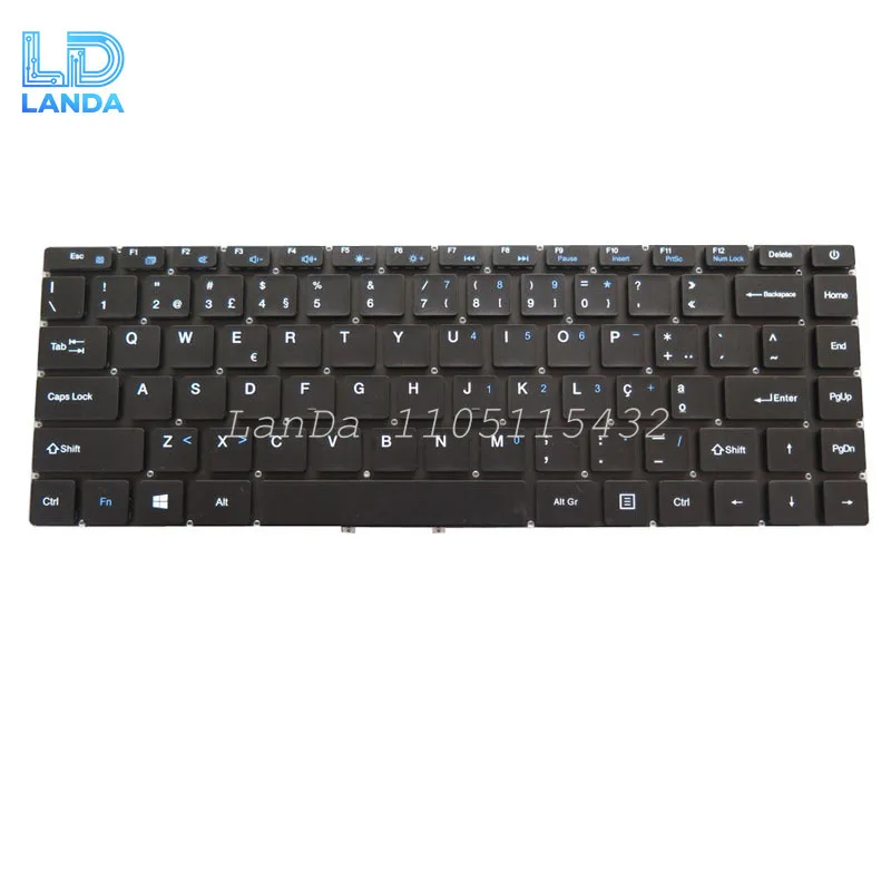 Laptop Keyboard For INSYS GW1-W148 Portugal PO Black No Frame New