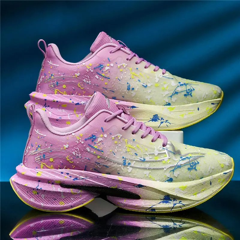 Super cool sports running shoes Men's and women's designer training shoes Walking and jogging shoes Soft-soled running shoes