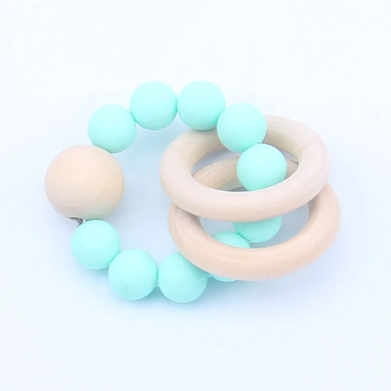 Baby Gum Bracelet Children\'s Silicone Teeth Biting and Grinding Toy Baby Toys Teether Bebe Accessoire Bebe