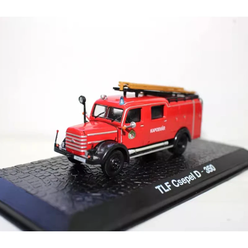 

Diecast 1:72 Scale TLF Csepel D-350 Fire Engine Ladder Truck Alloy Simulation Model Collection Decoration Gift Toys Display