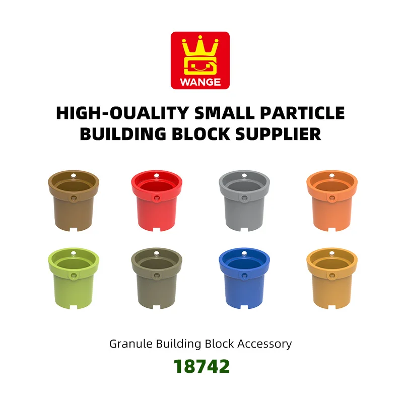 

WANGE 53 шт./набор 18742 Блоки-конструктори MOC: цветные аксессуары, совместимые с кубиками, для сборки детских игрушек, подарочная коробка