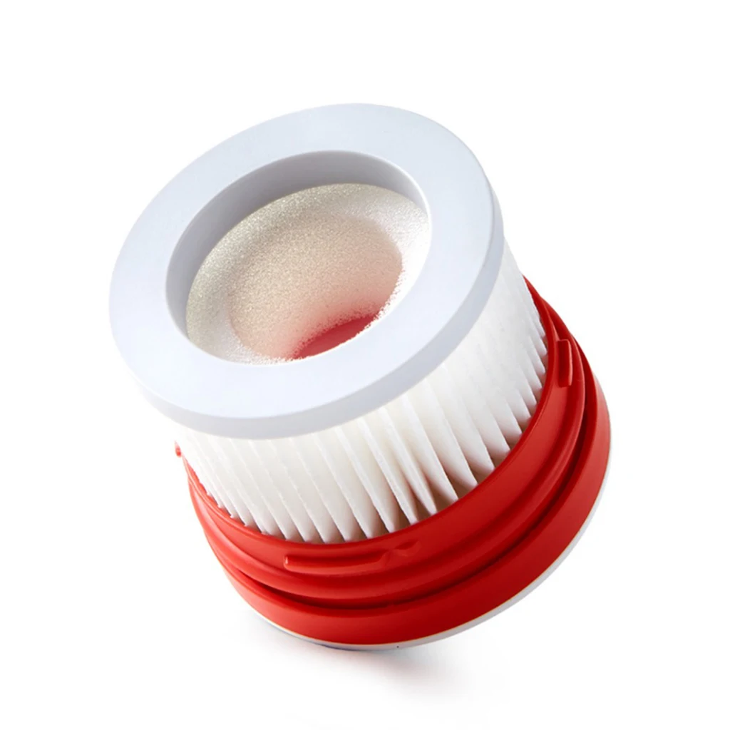 Vacuum Cleaner HEPA Filter Replacement ABS Plastic White 67x50mm for Xiaomi Dreame V9 Wireless Handheld Easy to Install