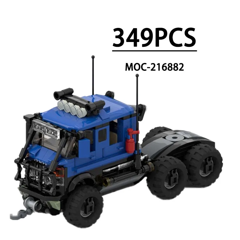 

MOC-216882 Строительный блок Внедорожный грузовик Трактор Прицеп Модель Украшения 349 шт. Детский день рождения Рождество Новый год Игрушка в подарок
