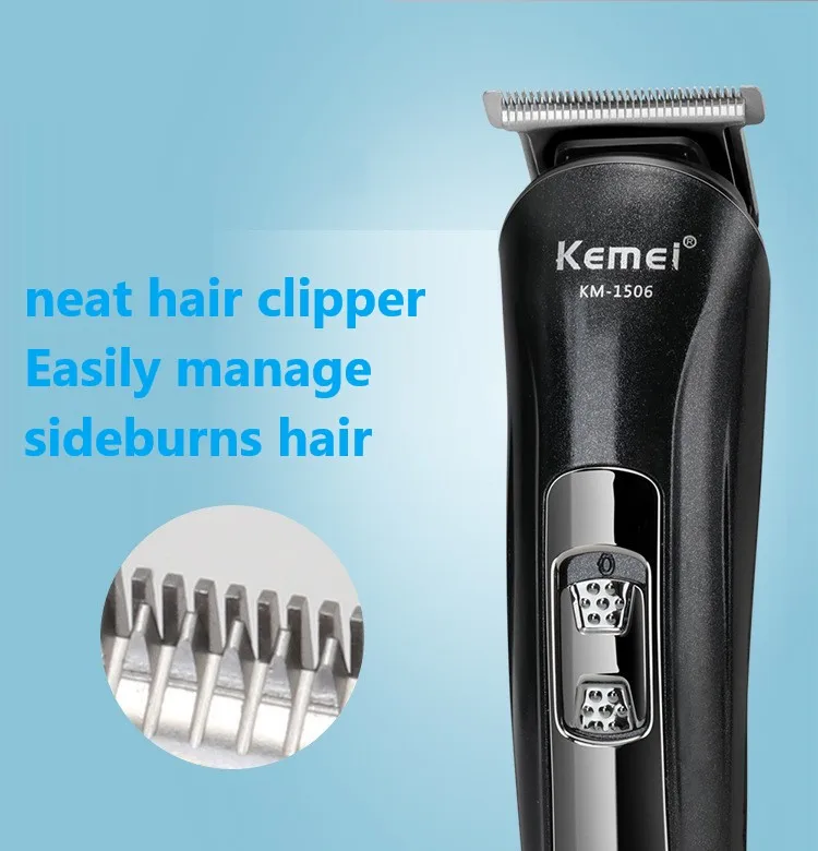 Kemei KM-1506 multifunktion aler usb haars ch neider wiederauf ladbarer elektrischer haars ch neider elektrischer rasierer bart rasierer haars ch neider keme – Detail 5