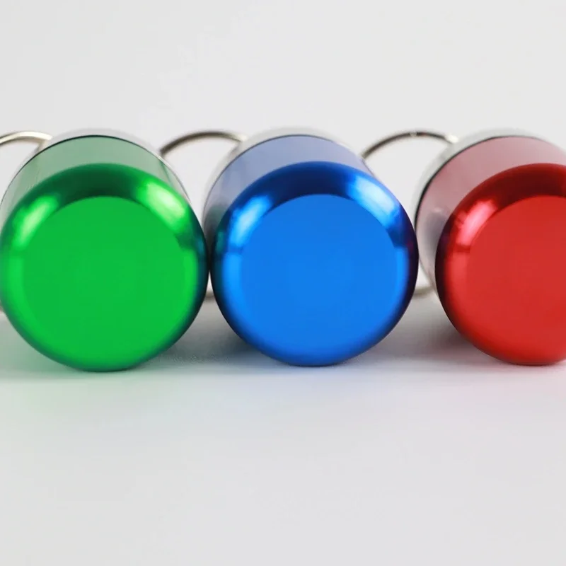 New Mini Portable Aluminum Waterproof Pill Box High Quality with Sealed Storage Flat Head and Keychain for Medicine Container