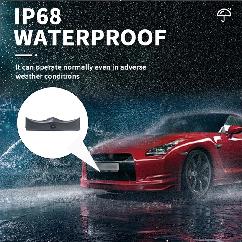 170° AHD Car Front View Camera For Audi A4 A4L B8 B9 8W 2016 2017 2018 2019 2020 Waterproof Night Vision Vehicle Camera