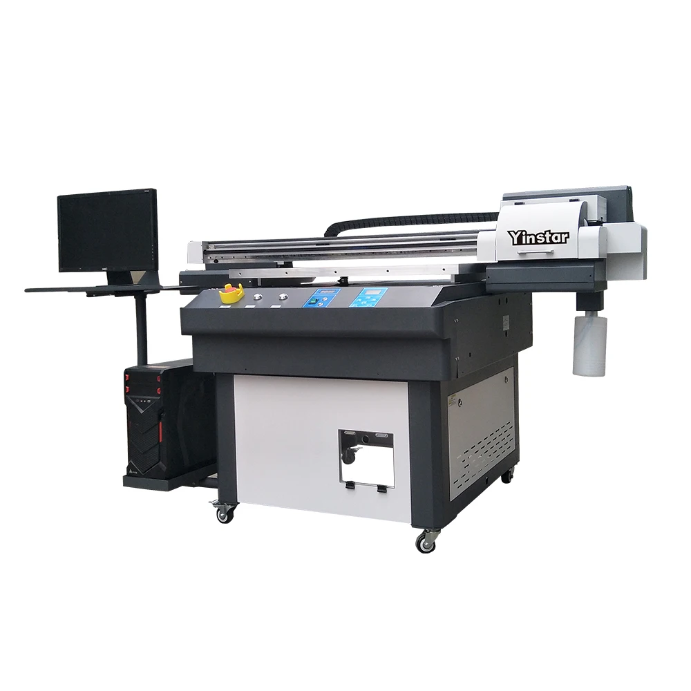 

Digital inkjet uv direct to dtf film printer pvc shrink film label printing machine with white varnish color vacuum worktable