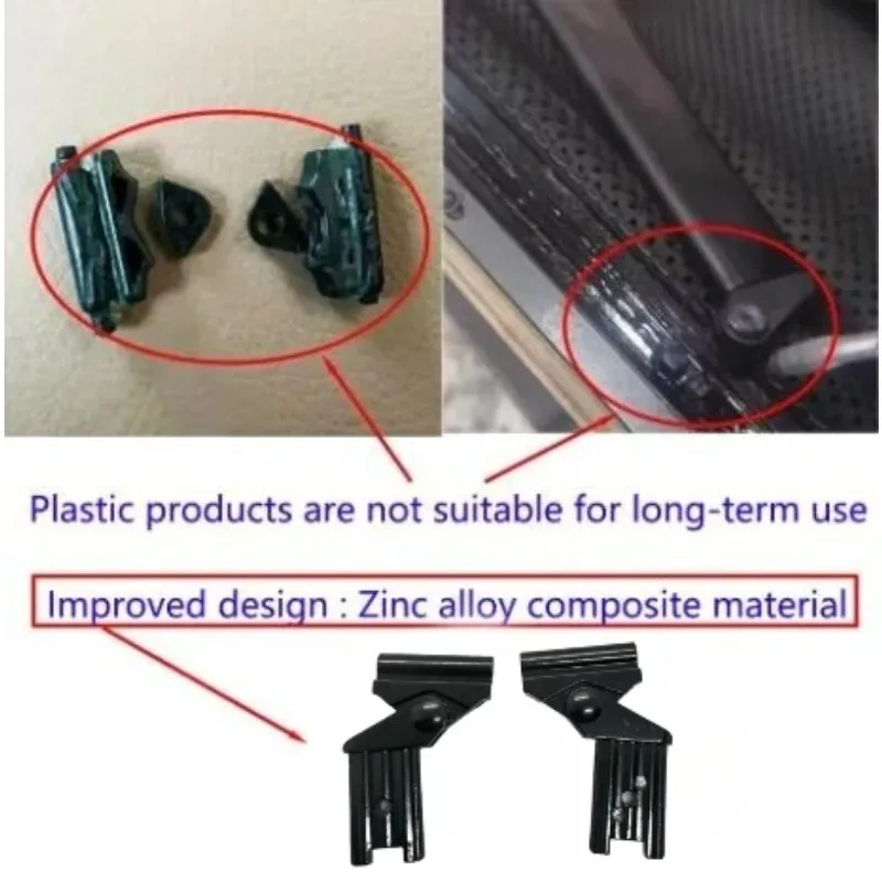 Car Metal Rear Windshield Sunshade Bracket 2PCS Repair Kit For BMW 3/5/7 Series F18 G38 G30 E60 F02 E66 Narrow And Wide Head