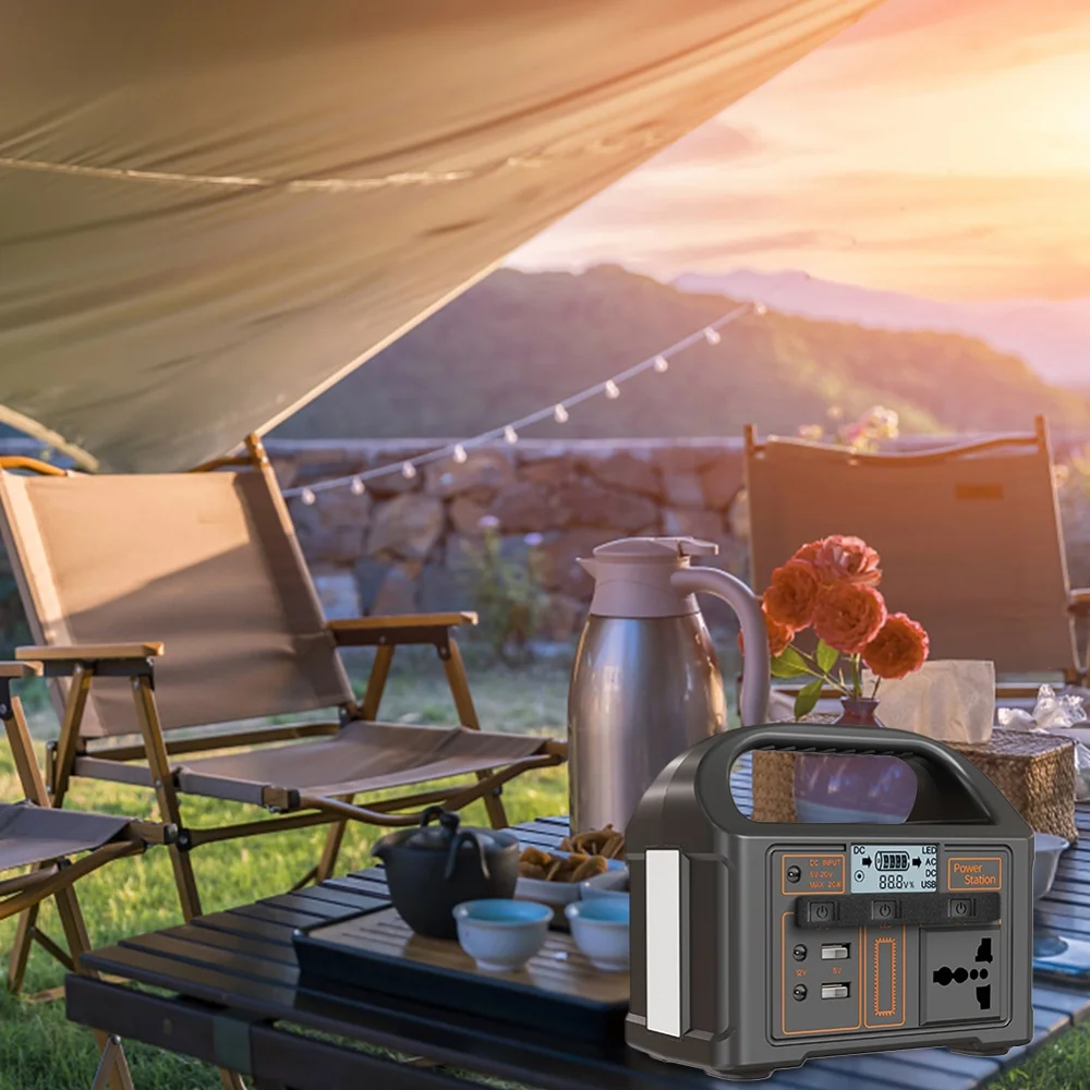 100W Portable Solar Power Station 24000mAh Outdoor Camping Power Bank LED Display Portable Outdoor Generator for Camping Fishing