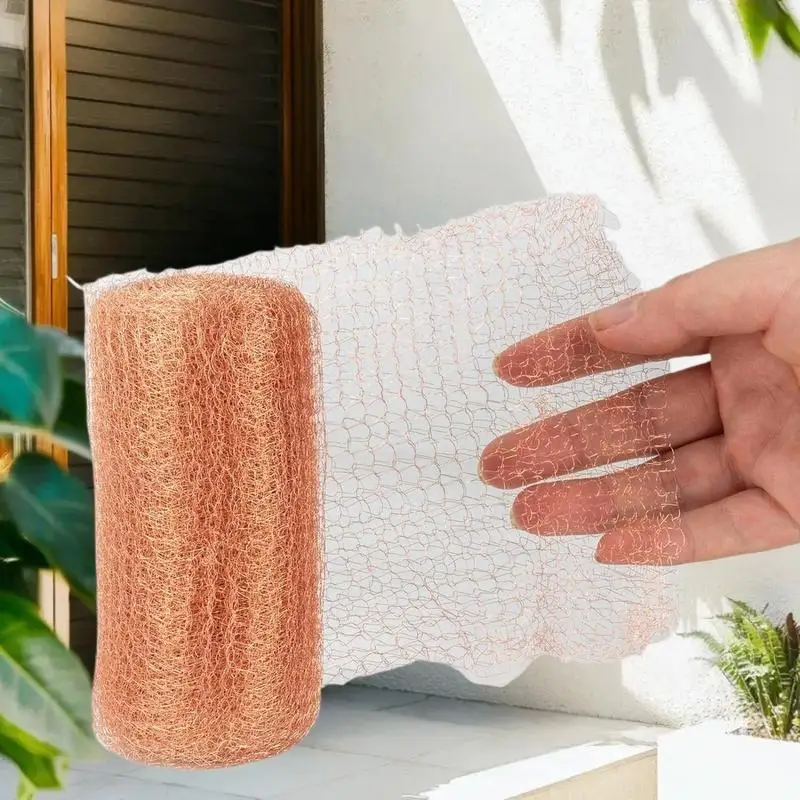 Trappola flessibile in rete di rame, repellente per scoiattolo, ratto e insetti all'aperto, ideale per giardino e uso domestico