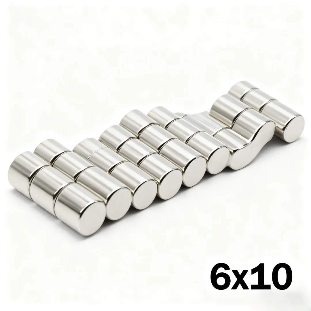 6x10mm Super Strong Magnet N35 Round Magnetic NdFeB Neodymium Magnet Powerful Disc imanes Refrigerator Magnets