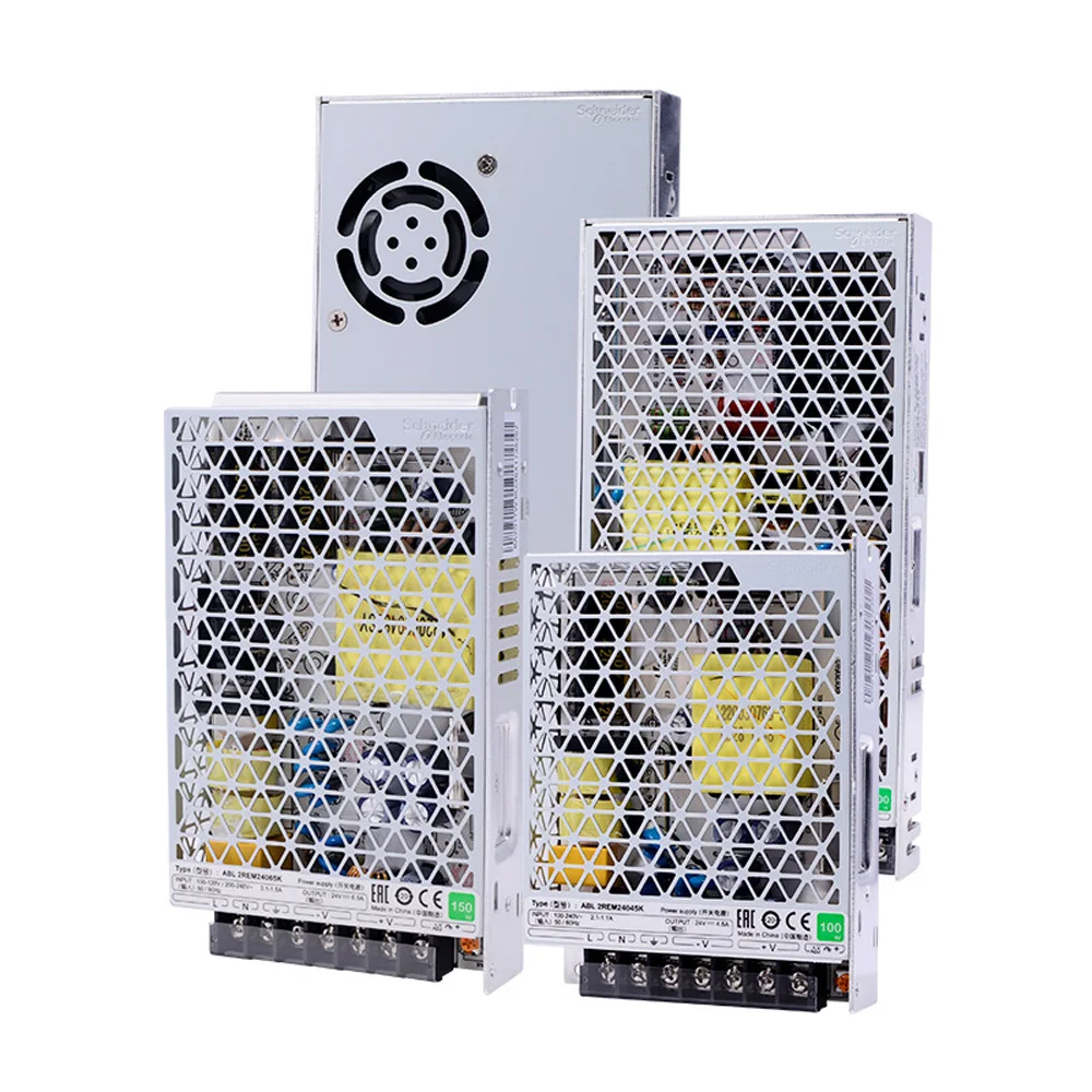 

Original Schneider Single Phase Power Supply Source 24V DC ABL2REM24015K/24020K/24045K/24065K/24085K/24100K/24150K Transformer