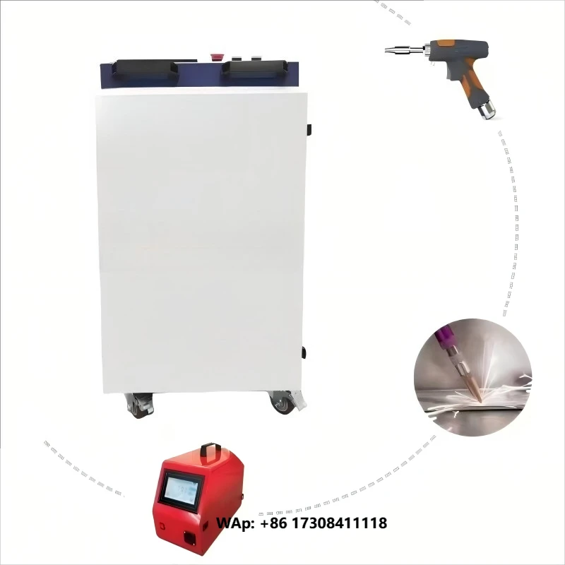 New 4-in-1 Handheld 1500w/2000w/3000w  Welding Machine Raycus Fiber  Source for Metal Welding with Chiller