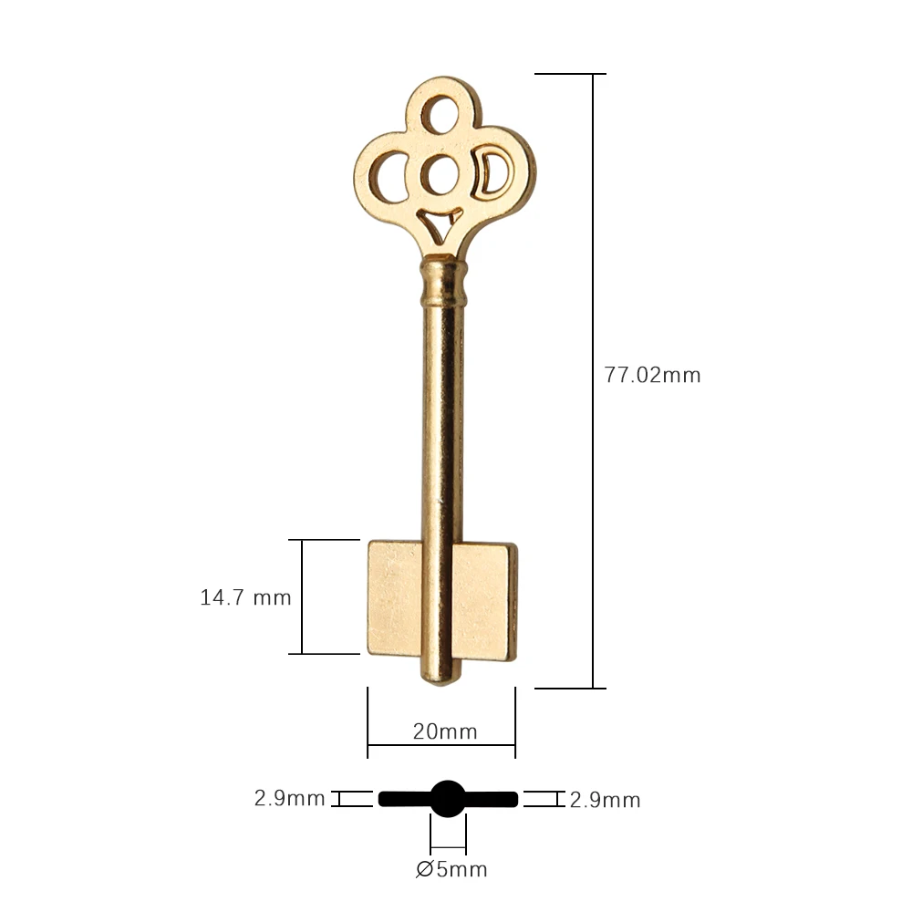 house key blanks Vault safe key Double-bitt key blank for Russian special Old doors key embryo Locksmith Tools Part for Diebold