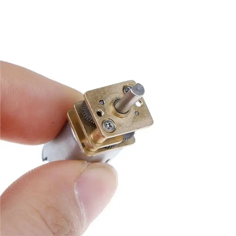 ABSJ-30Pcs N20 Mini Micro-Metal Gear Motor With Gearwheel DC Motors 60RPM Slow Speed Full Metal Reducer Toy