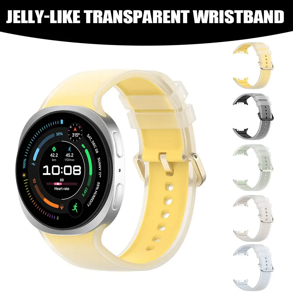 Silicone Band Sport Strap Watchband For Samsung Galaxy Watch 9 8 44mm 40mm For Galaxy Watch8 Classic 46mm Bracelet Belt