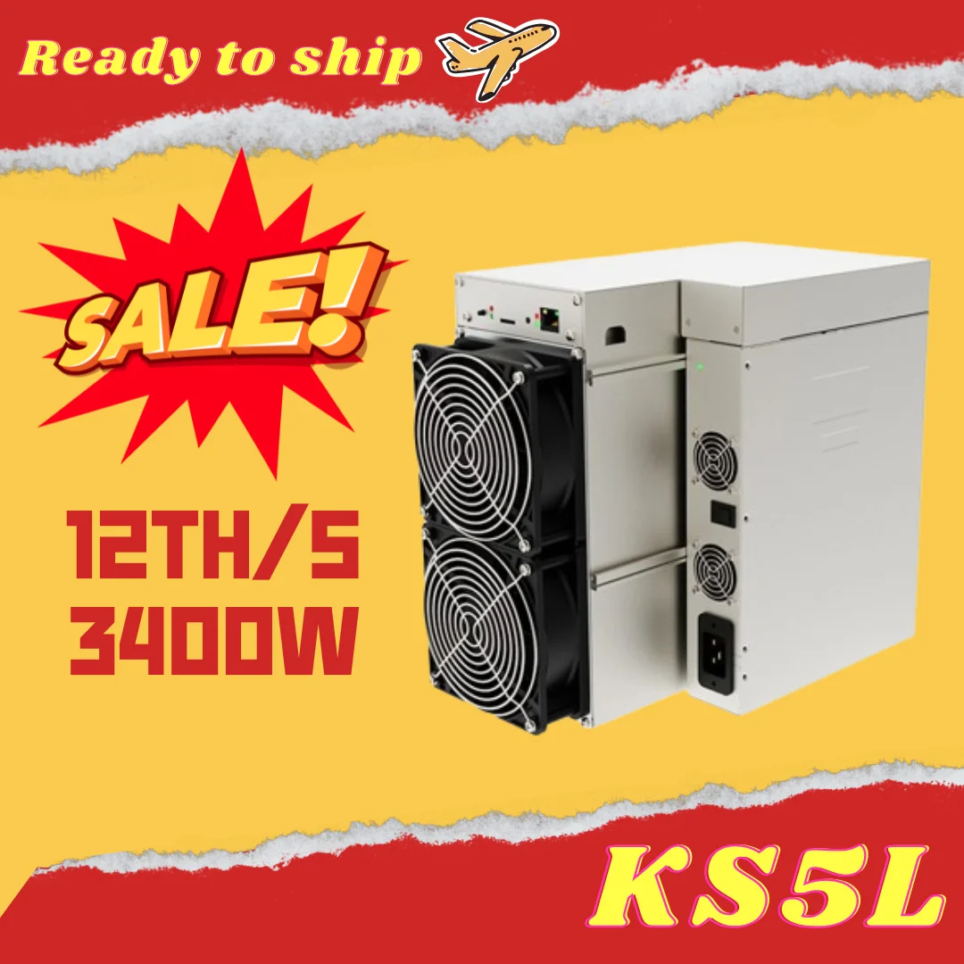 IceRiver KAS KS5L 12TH 3400W KS0 ultra 100W KAS Asic Miner Kaspa Mining Machine Crypto Hardware