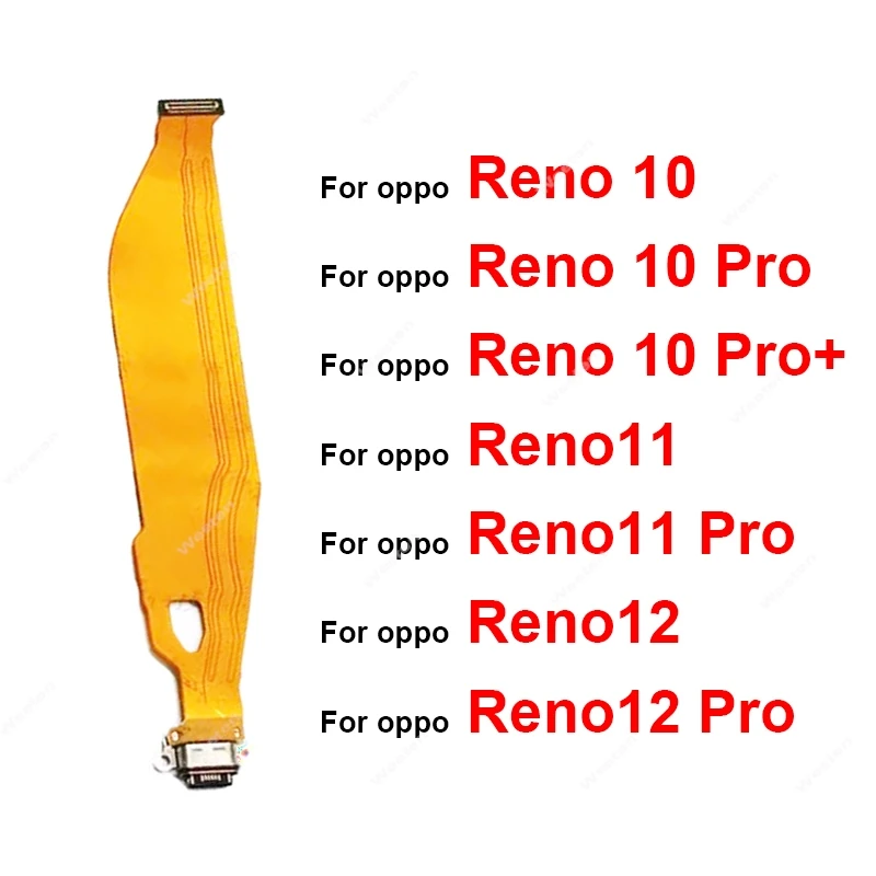 

USB-док-станция для зарядного устройства Flex для OPPO Reno 10 11 12 Pro Plus 10Pro 11Pro 12Pro 5G Разъем USB-порта для зарядки Гибкая лента Детали